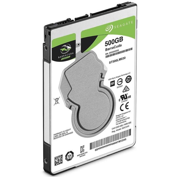 HD SEAGATE SATA P/ NOTEBOOK LAPTOP BARRACUDA 500GB 5400RPM SATA 6.0GB/S - ST500LM030 - Image 2