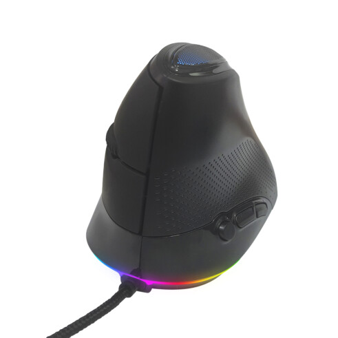 Mouse Gamer Ergonômico Vertical Fire e Ghost com Led RGB HZ-888 - Image 3